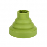 Pehme silikoonist kokkupandav f&ouml;&ouml;n, hajuti juuksurivarustus, kuivati ​​puhur roheline