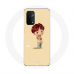 &Uuml;mbris Oppo A74 5G BTS TinyTAN Animation Suga jaoks