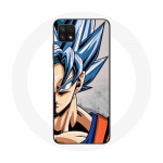 Coque pour Samsung Galaxy A22 5G Anime Dragon Ball Goku Cheveux bleu