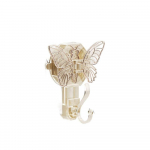 Kleepuvad Butterfly vaakum riidepuud Seinale riputatavad iminapp k&auml;ter&auml;tikukonks Magamistuba kuld