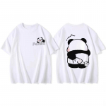 Naiste l&uuml;hikeste varrukatega T-s&auml;rk Suvine mood Panda tr&uuml;kiga puuvillane T-s&auml;rk vabaaja kujundusega topsid Kawaii Kpop Jaapani Y2k M must