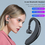 5.2 Juhtmevaba Bluetooth-peakomplekt Valutu luujuhtivusega peakomplekt HiFi stereo Bluetooth-peakomplekt mikrofoniga V&auml;lispordipeakomplekt must