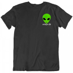 Alien Ufo Area 51 Files Space Hipster Nerd Geek Tees&auml;rgid Unisex T-s&auml;rk S