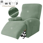 Tugev l&otilde;hestatud lamamistooli kate Jacquard tugitooli libisemisvastane tolmuvastane libisemisvastane laisk poisi tooli kate universaalne istmekaitse 1 Piece gray