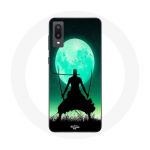 Coque Samsung Galaxy A02 roronoa zoro triple &eacute;p&eacute;e pleine lune