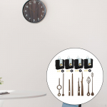 Seinakella liikumise mehhanismi asenduskomplekt, lihtne paigaldada, vaikne p&uuml;hkimine Walnut Straight Line
