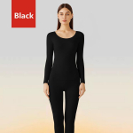 Naiste termopesu meeste talveriided &otilde;mblusteta paks kahekihiline soe pesu naiste termoriiete komplekt naistele 2 t&uuml;kki M must