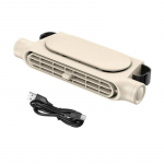 Tagaistme jahutusventilaator elektriline Auto tagaistme autoventilaator Kolm reguleeritava tuulekiirusega jahutust&ouml;&ouml;riist miniautode haagismajade sedaanide jaoks 1 PCS beež