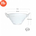 Kuumakindel klaasj&auml;&auml;tisekauss Puuvilja-juurviljasalatiga magustoidukauss k&auml;epidemega Kodukaunistusega lauan&otilde;ud