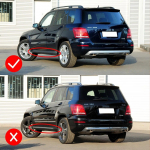 For Mercedes Benz X204 GLK 200 260 300 350 car Fenders Mud Flaps auto accessories Mud flaps Splash Guards Mudguards 2008-2018 GLK with pedal