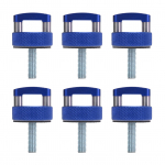 6 TK k&otilde;vakattega kiireemaldatava kinnitusvahendi p&ouml;idlakruvi D-r&otilde;ngastega alumiiniumtoorikuga Wrangler JK JLU JT jaoks Red