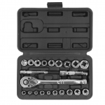 3/8 1/4 Hex Socket Wrench Set with Extension Rod 72 Teeth Quick Release Reversible Ratchet Wrench fo