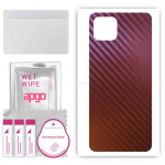 apgo skin sticker film foil vinyl for the BACK compatible with Oppo A92s, scratch-resistant, easy to install - Carbon Chameleon CAKA5