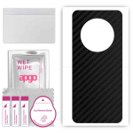 apgo Protective Skin Sticker for the back compatible with Honor Magic3 Pro, Wrap Film, Foil, Vinyl - Pattern Carbon Black
