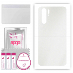 apgo Protective Skin Sticker for the back compatible with Huawei P30 Pro New Edition, Wrap Film, Foil, Vinyl - Pattern Matte Transparent