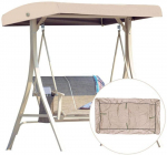 Vahetage katus aiakiik Universaalne kiik katuse veranda kiik pink Aia lamamistooli kate Kiige kate One Size