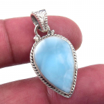 Natural Republic Larimar 925 Prooviga H&otilde;be Ehted Ripats 1,25'' i5O83