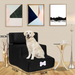 Uus hingav v&otilde;rk, kokkupandav lemmikloomatrepp, eemaldatav lemmiklooma voodi kassi koera kaldtee 3 astmega must