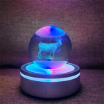 Kristallkuuli &ouml;&ouml;tuled H&otilde;&otilde;guv planeet Galaxy Astronaut 3D RGB Kuu laualamp Atmosf&auml;&auml;rilamp Lauakaunistused Lastele kingitused