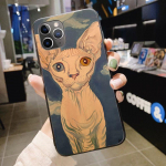 Tattoo Sphinx Cat l&auml;bipaistev pehme telefoni&uuml;mbris iphone 11 12pro max 5s SE 6s 13pro 7 8plus x xs xr xsmax 12 13mini &uuml;mbrisele. Iphone 5 5s