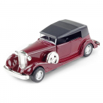 1/32 Scale Rolls Klassikaline automudel, Audio Vana m&auml;ngu avav&auml;rava mudel Vana hasartm&auml;nguauto mootorimudel 1/32-Size:13*4.5*4.5cm pruun