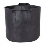 Lausriidest istutuskott tugevdatud k&auml;epidemetega v&auml;liaia taimepott, suure mahutavusega hingav tomatikartulikasvatuskott C must