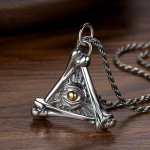 H&otilde;bedav&auml;rvi silm Horuse ripats isiksuse trend Meeste ja naiste sama l&otilde;ik Jumal k&otilde;iken&auml;gev kaelakee Meeste h&otilde;bedane retro ehted