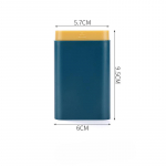 Pillikarp v&auml;ike minipillikarp 7 p&auml;eva ravimit V&auml;ike karp kaasaskantav pillikarp, suletud hoiukoht 9.5*5.7*6cm roosa