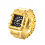 Kullav&auml;rvi retrokvartsist k&auml;ekella s&otilde;rmus naistele meeste paaris&otilde;rmused ehted kell Vintage punk s&otilde;rmekellad mini elastne rihm