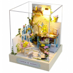 DIY nukumaja miniatuurne maja algajatele ehitamiseks, miniatuurne nukumaja ehitamiseks, miniatuursete majade komplekt koos t&ouml;&ouml;riistadega, puidust k&auml;sit&ouml;&ouml;komplekt 9*9*11.5cm