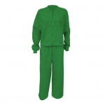 2 tk/komplekt Naiste mantlip&uuml;kste komplekt, krae pikkade varrukatega t&otilde;mblukuga elastne mansett jakk Pingutusn&ouml;&ouml;r veniv k&otilde;rge v&ouml;&ouml;kohaga laia s&auml;&auml;rega p&uuml;ksid spordidress XL