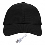 LED-m&uuml;ts s&uuml;ttib pesapallim&uuml;tsi v&auml;lklambiga helendav m&uuml;ts USB-laetav hip-hop helendav m&uuml;ts Halloweeni vilkuv m&uuml;ts peodiskobaari jaoks must
