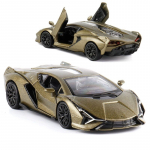 5-tolline metallist autosimulatsioon survevalu ja m&auml;nguasjas&otilde;iduk Lamborghini Sian Supercar RMZ city 1:36 sulamist mudelikingitused lastele