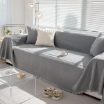 &Scaron;enillist diivanikate P&otilde;hjamaade narmastega pleed Neli aastaaega Puuvill Tolmuvastane Kassikriimustuste vastane Diivanikate Piknikutekk Vaip 180x130cm