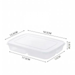 4 lahtriga toidu s&auml;ilituskarp, lahtritega puu- ja k&ouml;&ouml;giviljade hoiukarp, k&uuml;lmkapi organiseerija, alapakendatud liha, sibul, ingver