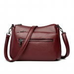 Vintage Lihtne Stiil Naiste &Otilde;lakott K&otilde;rge Kvaliteediga PU Nahk &Uuml;hev&auml;rvilised Daami Crossbody Kotid Moodne Disain K&auml;ekott
