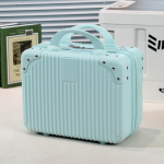 14-tolline mini-reisikohver, kosmeetiline k&auml;sipagasihoidja meigikohver, v&auml;ike paroolikarbi pardakohver naiste t&uuml;drukutele