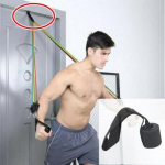 Pilatese latekstoru elastsed v&ouml;&ouml; takistusribad ukse kohal ankrud sisespordiks must