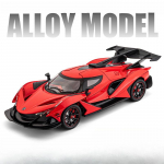 1/24 Scale Apollo Automobil IE sportautode sulamist survevalu mudel M&auml;ngus&otilde;iduk heli ja valgusega tagasit&otilde;mmatavad autom&auml;nguasjad lastele kingitused