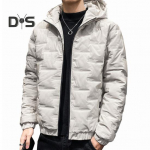 Naiste talvejope kapuutsiga pikkade varrukatega elastne k&uuml;ljetaskutega &uuml;hev&auml;rviline t&auml;ist&otilde;mblukuga v&auml;lisriietus L must