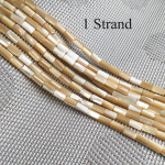 1 Strand, naturaalse merevee koorega helmed, ookeani stiilis silindrilised lahtised vahehelmed isetegemiseks unikaalsete ehtetarvikute jaoks, naised, mehed, k&auml;sit&ouml;&ouml;, p&uuml;had, k&auml;sit&ouml;&ouml;, 38 cm 1Strand/4&times;8mm valge