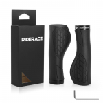 Jalgratta juhtraua k&auml;epidemed TPR kummist Mugav linna m&auml;gijalgratta t&otilde;ukeratas MTB pehme jalgratta k&auml;epideme katte ots libisemiskindel alumiiniumlukk must