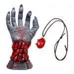 Berserki kuju, vaigust kuradi k&auml;siskulptuur, s&uuml;damest kaelakee, realistlik pealuu ruuni t&ouml;&ouml;laud