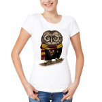 Suvised topid Owly Potteri tr&uuml;kitud T-s&auml;rk naiste Aasia suuruses kliid riided mood T S valge