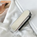 1-osaline Chic Simplicity peeglitega juuksehari Naiste t&uuml;drukute mood Sliver Color Bow &otilde;hkpadja kamm Kaasaskantav reisijuuksekamm