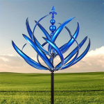 Harlow Wind Spinner Rotator rauast pinnasesse tuuleveski aed Harlow Wind Spinner Rotator Koduaia kaunistus sinine
