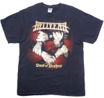 Hellyeah Band Of Brothers 2012 Vintage Heavy Metal Rock Pantera Mudvayne Unisex T-s&auml;rk L