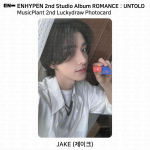 Enhypeni teine ​​stuudioalbum ROMANCE:UNTOLD Music Plant 2. Lucky Draw fotokaart Jake