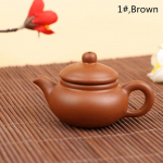 1tk Purple Clay Finger Teekann Tee Lemmiklooma Tasku Teekomplekt Kaunistused Teekaunistus 1#,Brown