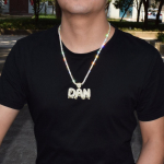 Mullit&auml;htedega Kohandatav Nimekaelakee Meestele Personaalne Ripats Kroon Tilkuvad V&otilde;lud Kuupmeetrilised Tsirkoonid Hip Hop Ehted Iced Out